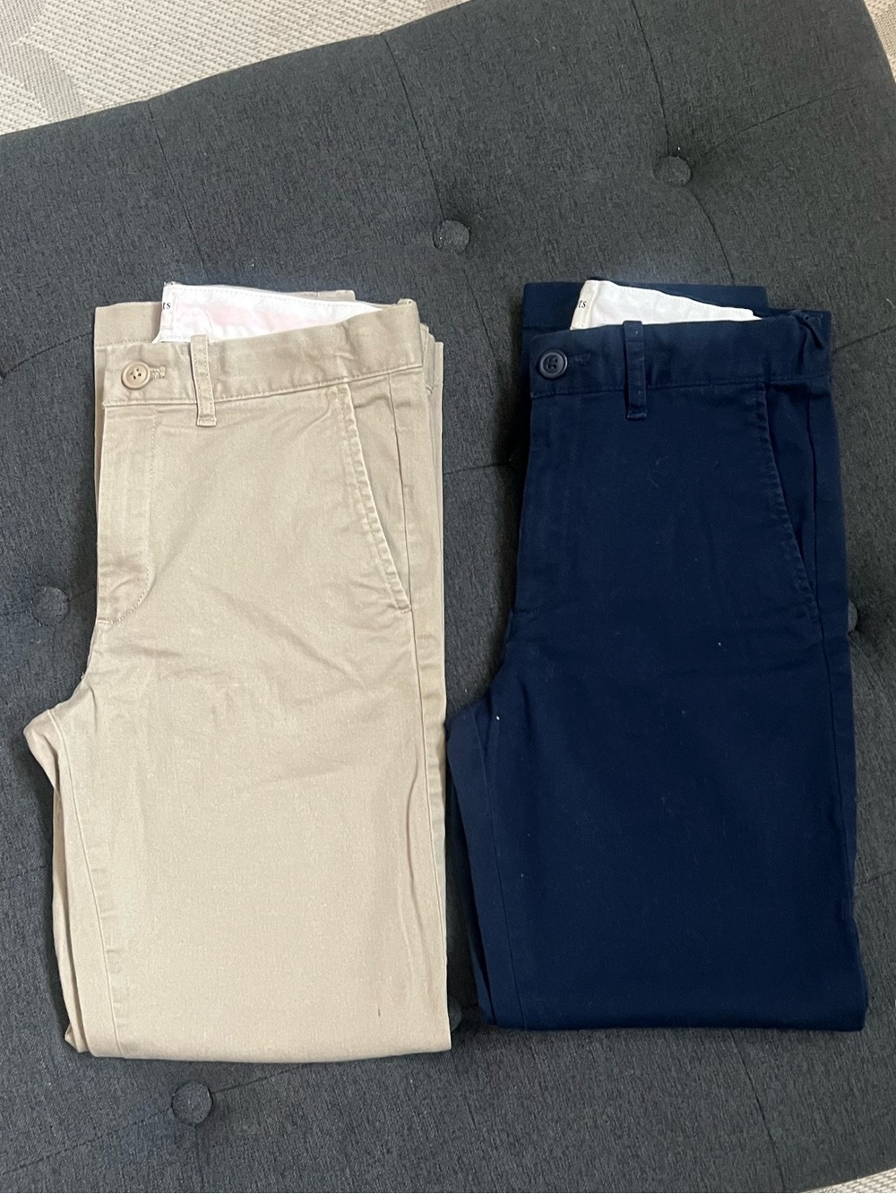 Crewcuts Boys Casual Chino Pants - Khaki and Navy